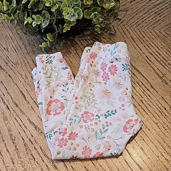 Floral leggings size 3-4T Tommy Bahama - Picture 1 of 8
